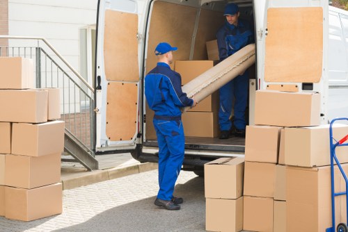 Man with van removal service in Wennington for local home moving