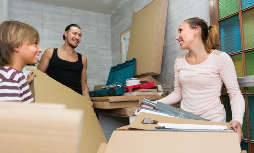 Man and van removals helping with a local move in Wennington
