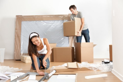 Man with van service helping with a local move in Wennington
