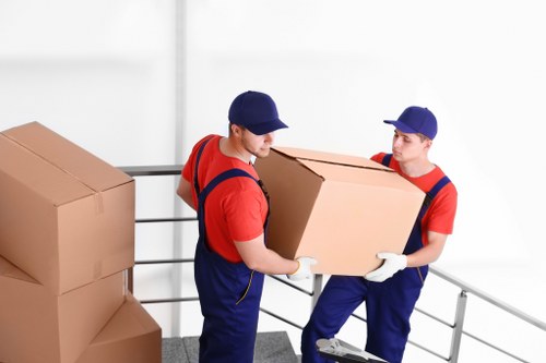 Man With Van Wennington team loading items safely into a van
