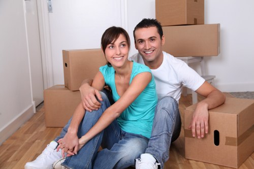 Charity donation items prepared for reuse after a house clearance