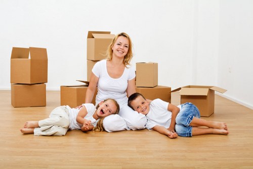 Careful furniture moving during a Wennington house relocation