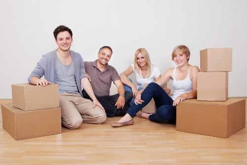 Local team collecting bulky furniture from a Wennington property