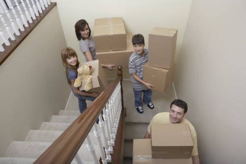 Commercial delivery support with a local van service